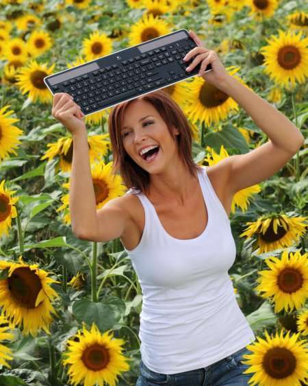 Logitech Wireless Solar Keyboard K750