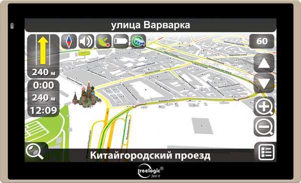 ысокочувствительный 66-канальный GPS-приемник обеспечивают GPS-навигатору Treelogic TL-5006BGF AV