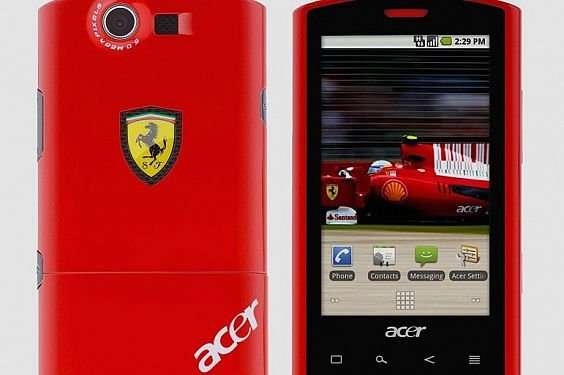 Acer выпустил телефон в стиле Ferrari