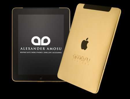 Amosu Diamond 24ct gold IPad 