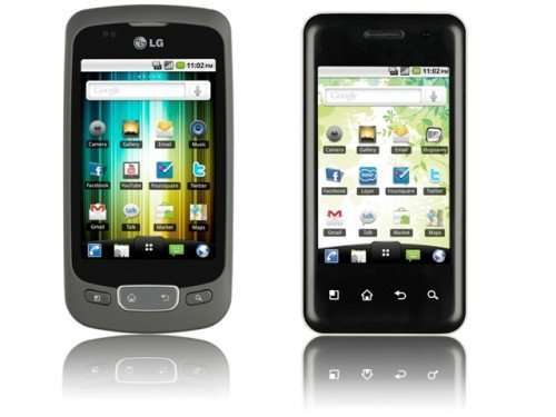 LG Optimus One и LG Optimus Chic