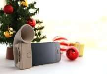 Ретро-підсилювач для iPhone 4