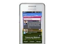 Samsung представив тачфон Star II