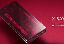 X-RAY: прозорий телефон зі світлодіодним дисплеєм