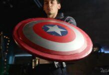 Ентузіаст відтворив щит капітана америка (відео)