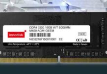 Innodisk випустив модулі пам’яті ddr4 ultra temperature промислового класу